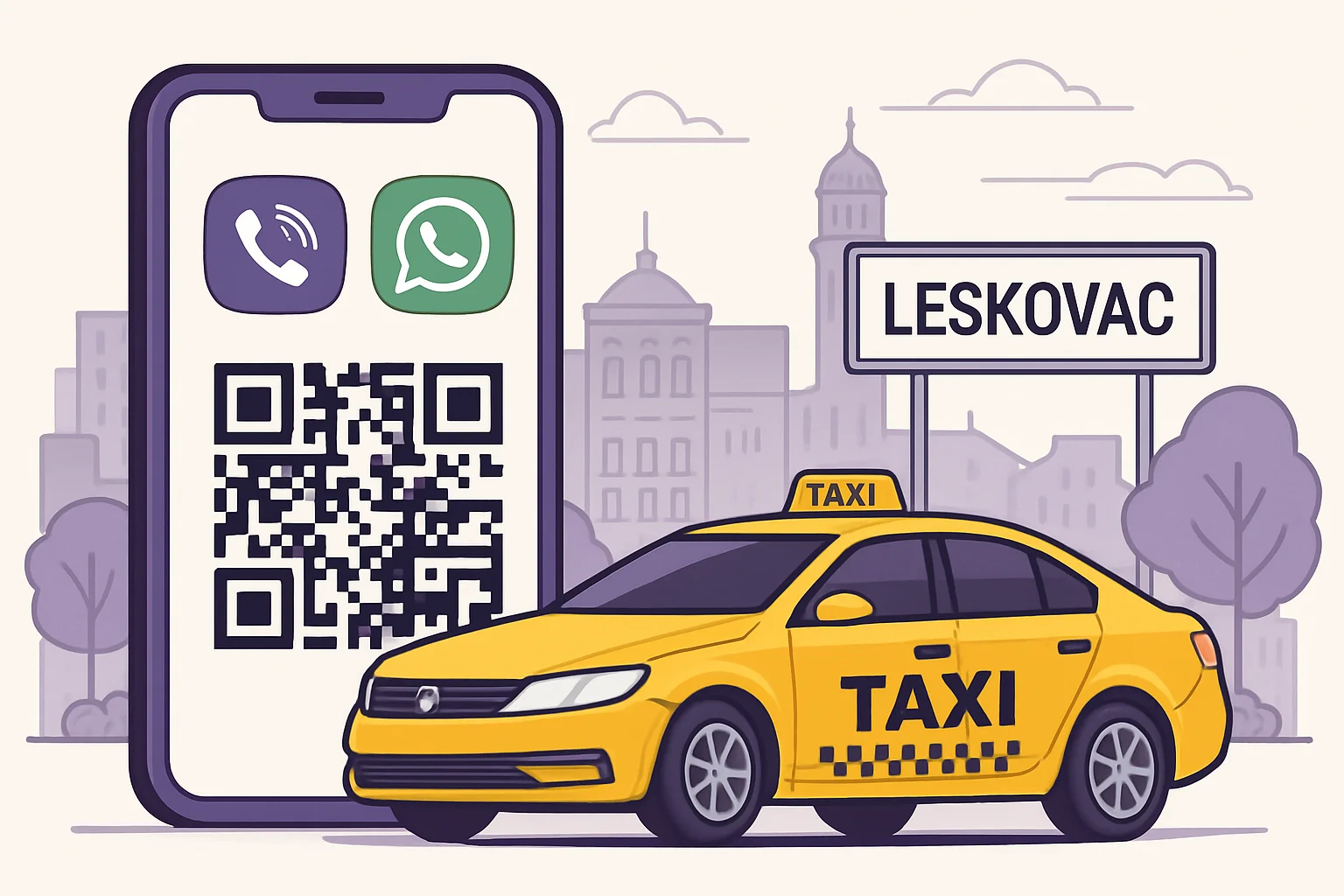 How to order a taxi quickly in Leskovac
