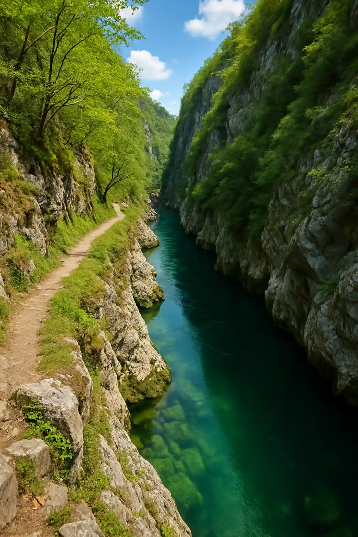 Pogled na kanjon reke Vučjanke